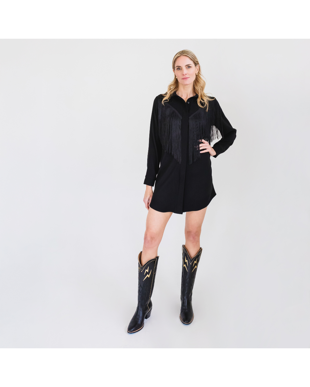 MASON by MASON'S DAUGHTER Dolly Western Fringe Dress