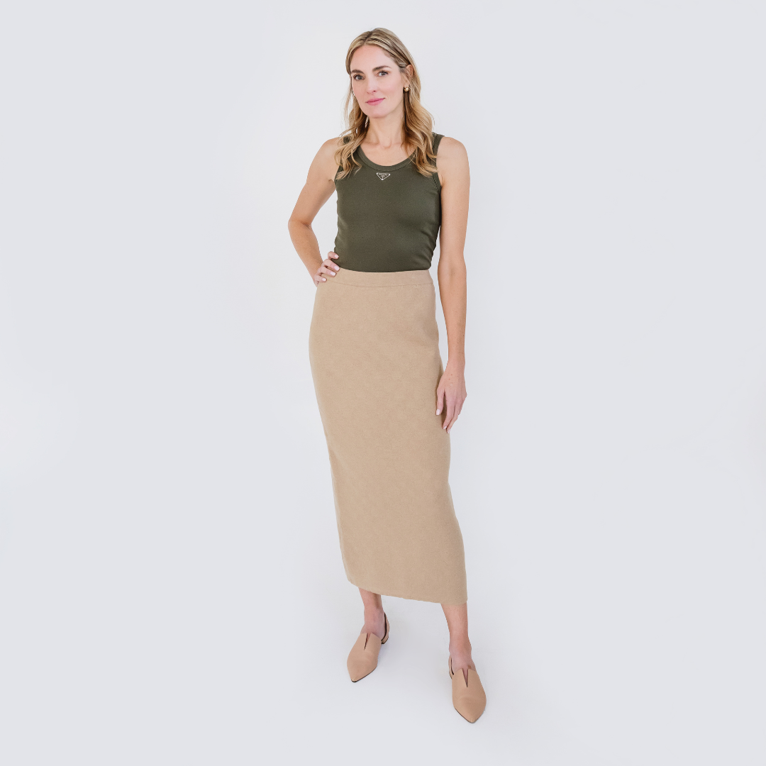 MASON'S DAUGHTER | Stella Knit Skirt, Sable