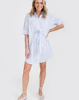 MASON'S DAUGHTER | Anna Dress, Blue and White Striped