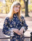 MASON'S DAUGHTER Samantha Dress, Heirloom Bouquet Viscose Twill