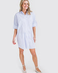 MASON'S DAUGHTER | Anna Dress, Blue and White Striped