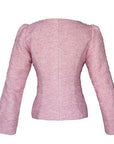 Elizabeth Jacket, Pink Boucle Tweed