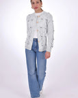 FANM MON Ava Cotton Button Front Cardigan