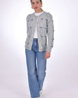 FANM MON Ava Cotton Button Front Cardigan
