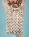Beachcomber Beaded Crochet Mini Tote