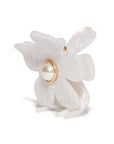Mother of Pearl Lily Claw Clip
