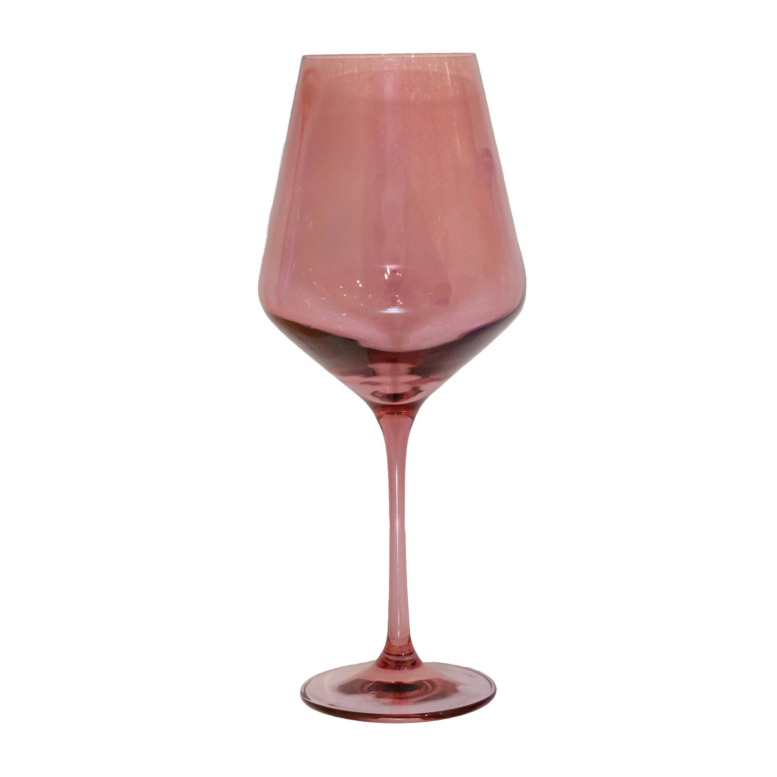 Estelle Colored Wine Stemware - Set of 2 {Rose}