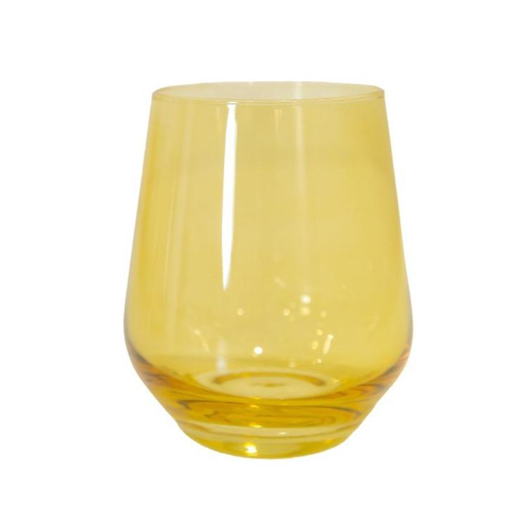 Wine Glass (Set of 2), Yellow – Only on The Avenue