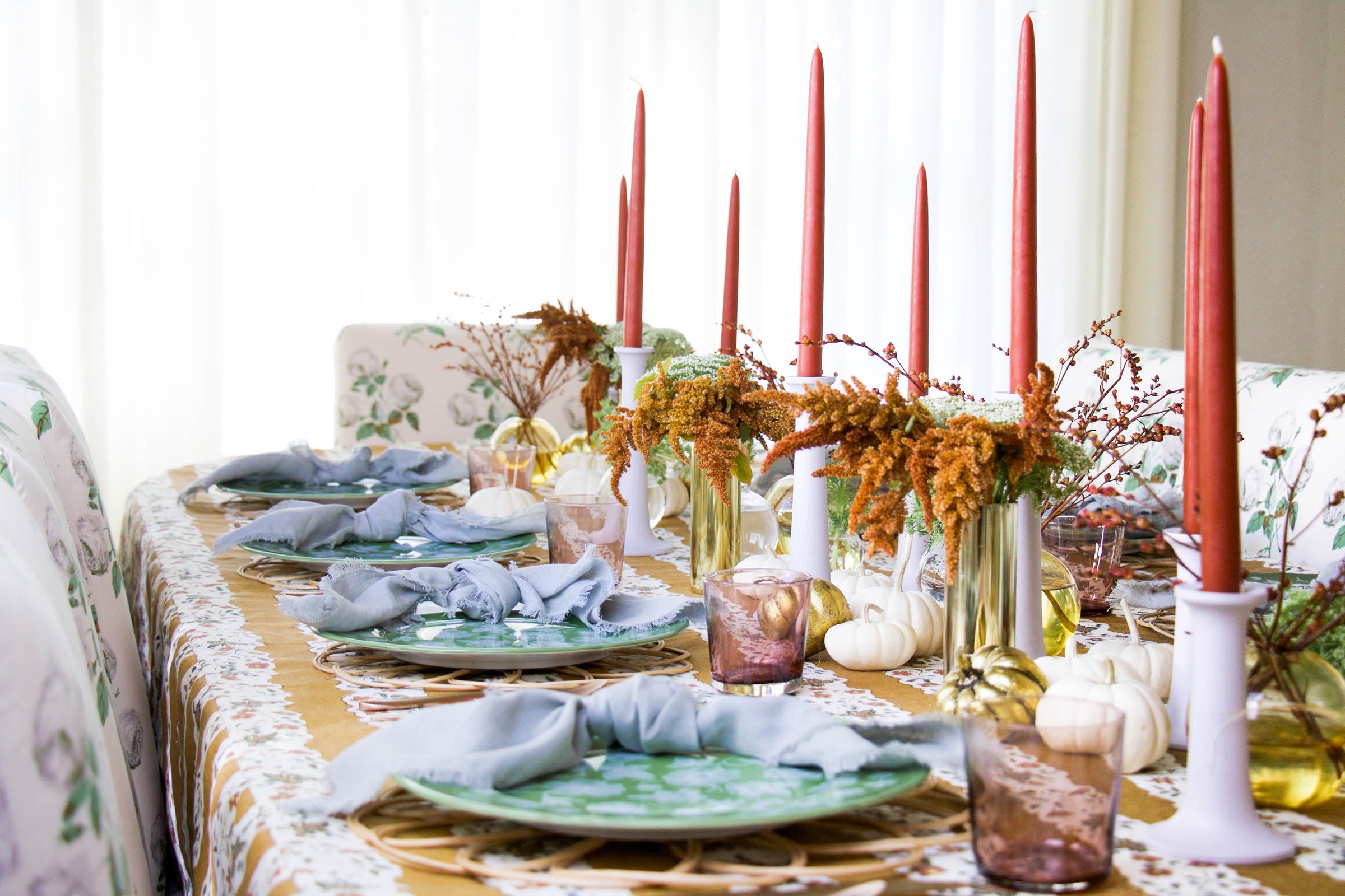 How We're Dressing Our Dining Table for Its Most Important Day of the Year, Thanksgiving