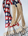 PATA LIFESTYLE Blue, white and Red Polo Belt