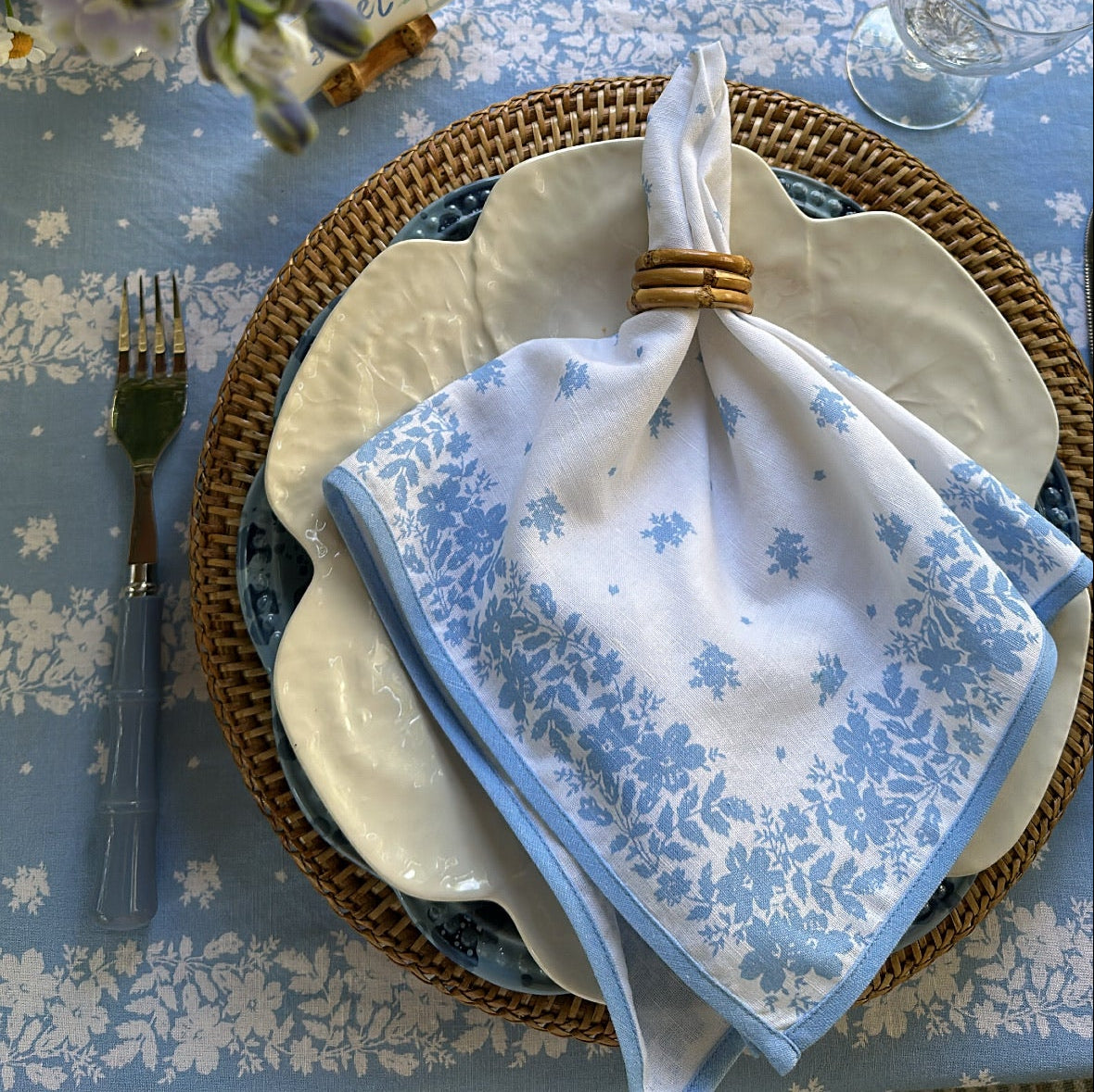 MASON'S DAUGHTER Ditsy Floral Napkin - Thumbnail 2