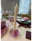 Pink Twist Candleholder