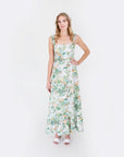 MASON'S DAUGHTER Maxi Dress, Spring Chinoiserie