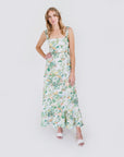 MASON'S DAUGHTER Maxi Dress, Spring Chinoiserie