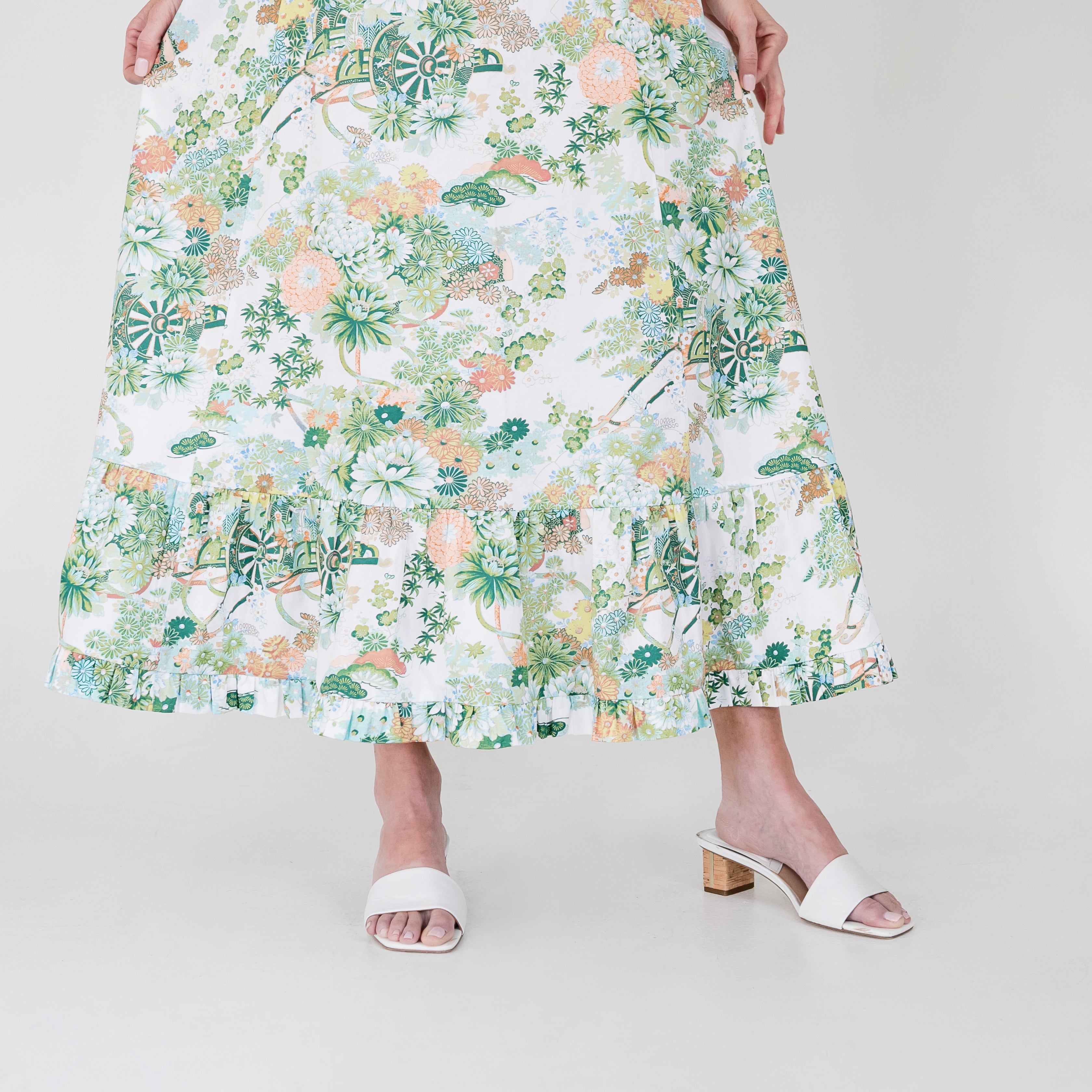 MASON&#39;S DAUGHTER Maxi Dress, Spring Chinoiserie