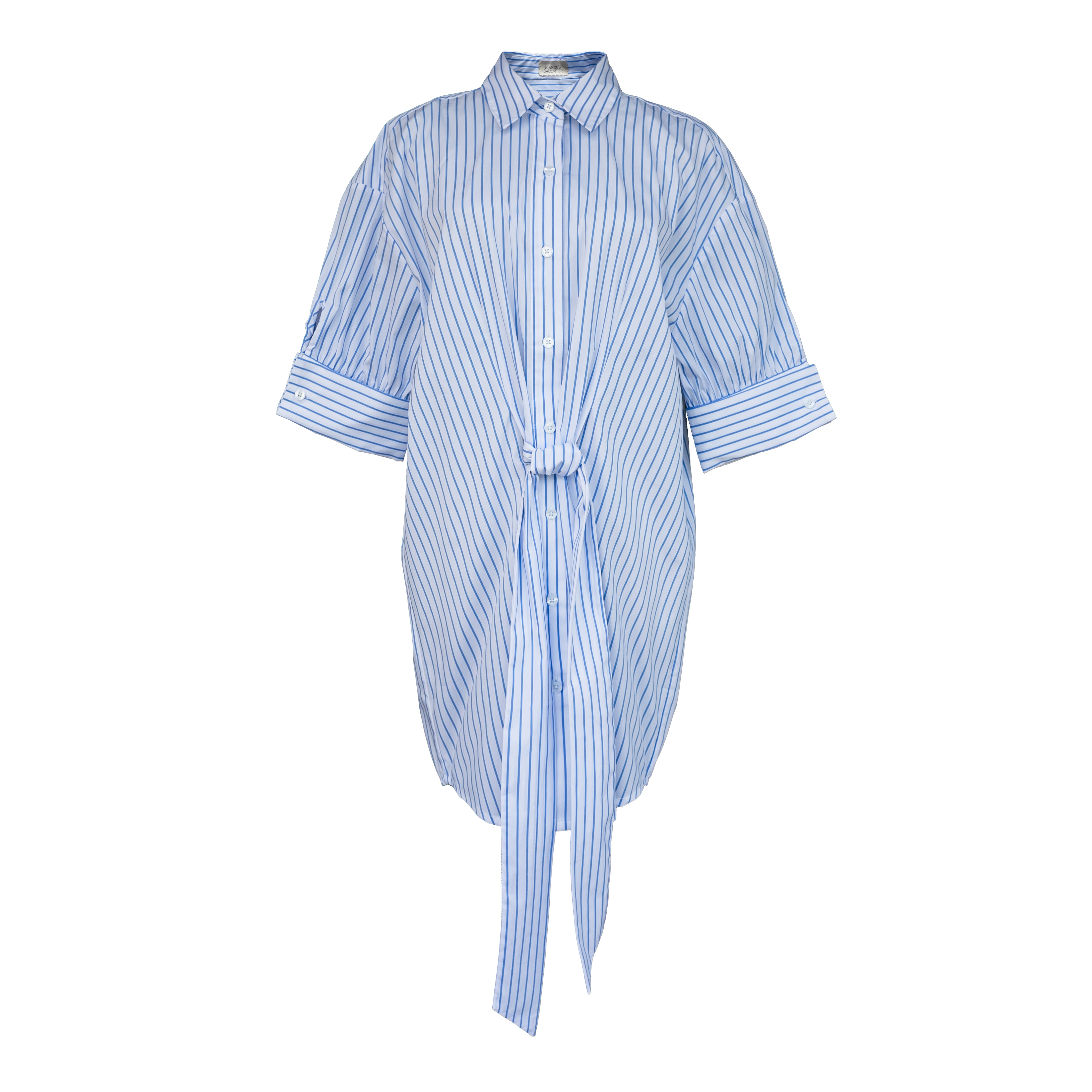 MASON&#39;S DAUGHTER Anna Dress, Blue and White Striped