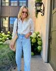 MASON'S DAUGHTER | the Matthew Shirt, Multi Striped Linen