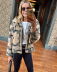 MASON'S DAUGHTER | Coco Jacket, Cream Bandana Print