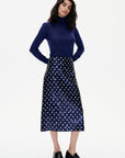 Jily Skirt, Blue Dotted Sequins