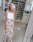 Maxi Skirt, Multi Floral