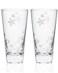 CASKATA Chatham Highball Glasses, Pop Set of 2