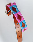 PATA LIFESTYLE Pink and Baby Blue Polo Belt