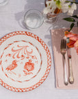 POMELO CASA Dinner plate with hand painted designs