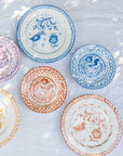 POMELO CASA Dinner plate with hand painted designs