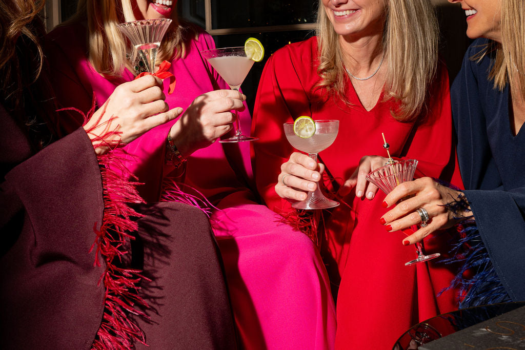 MASON by MASON'S DAUGHTER Lauren Caftan, Sage Green Satin Back Crepe with Tonal Feathers