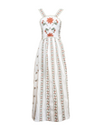 Amber Dress, Botanical Embroidery