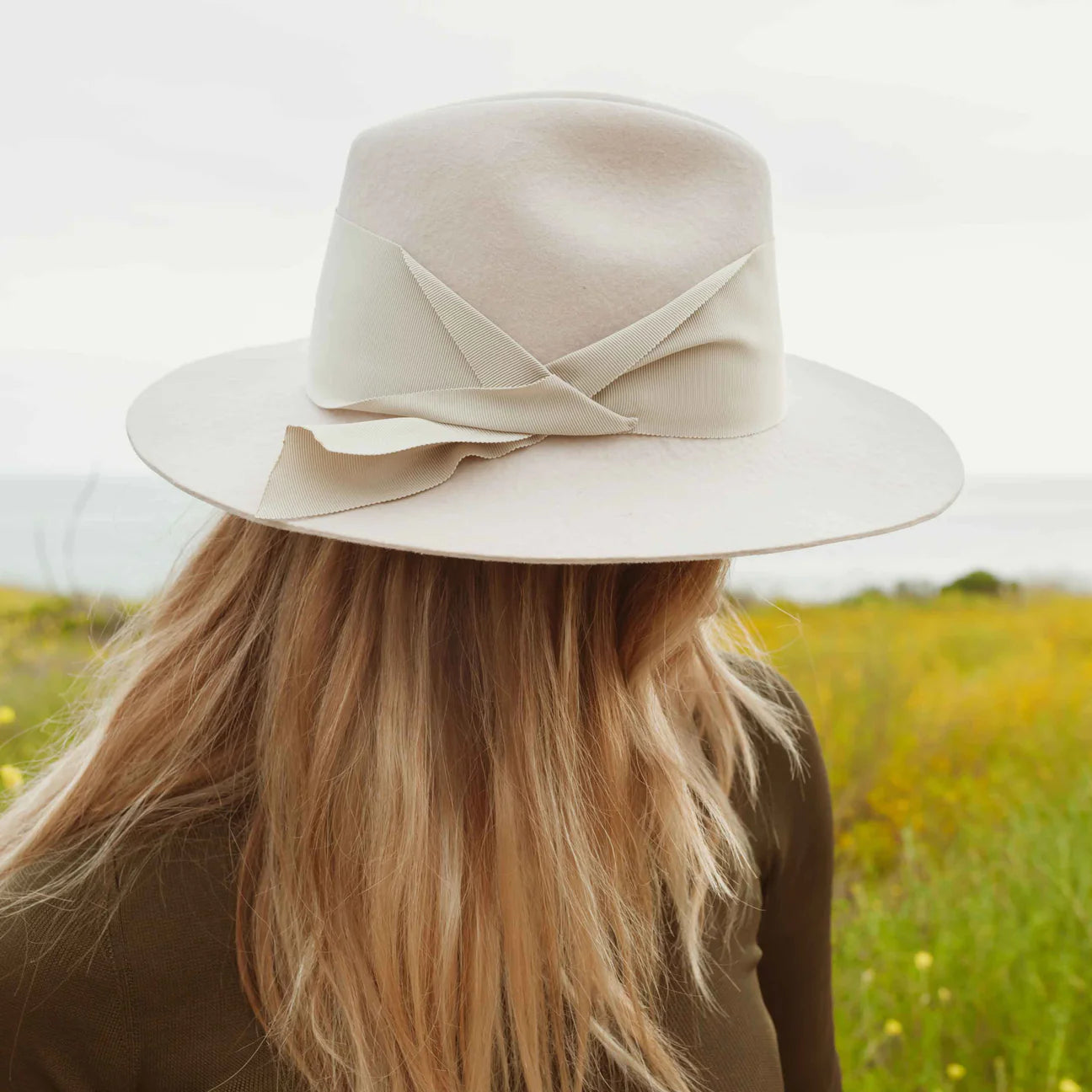 Gardenia Taupe Hat