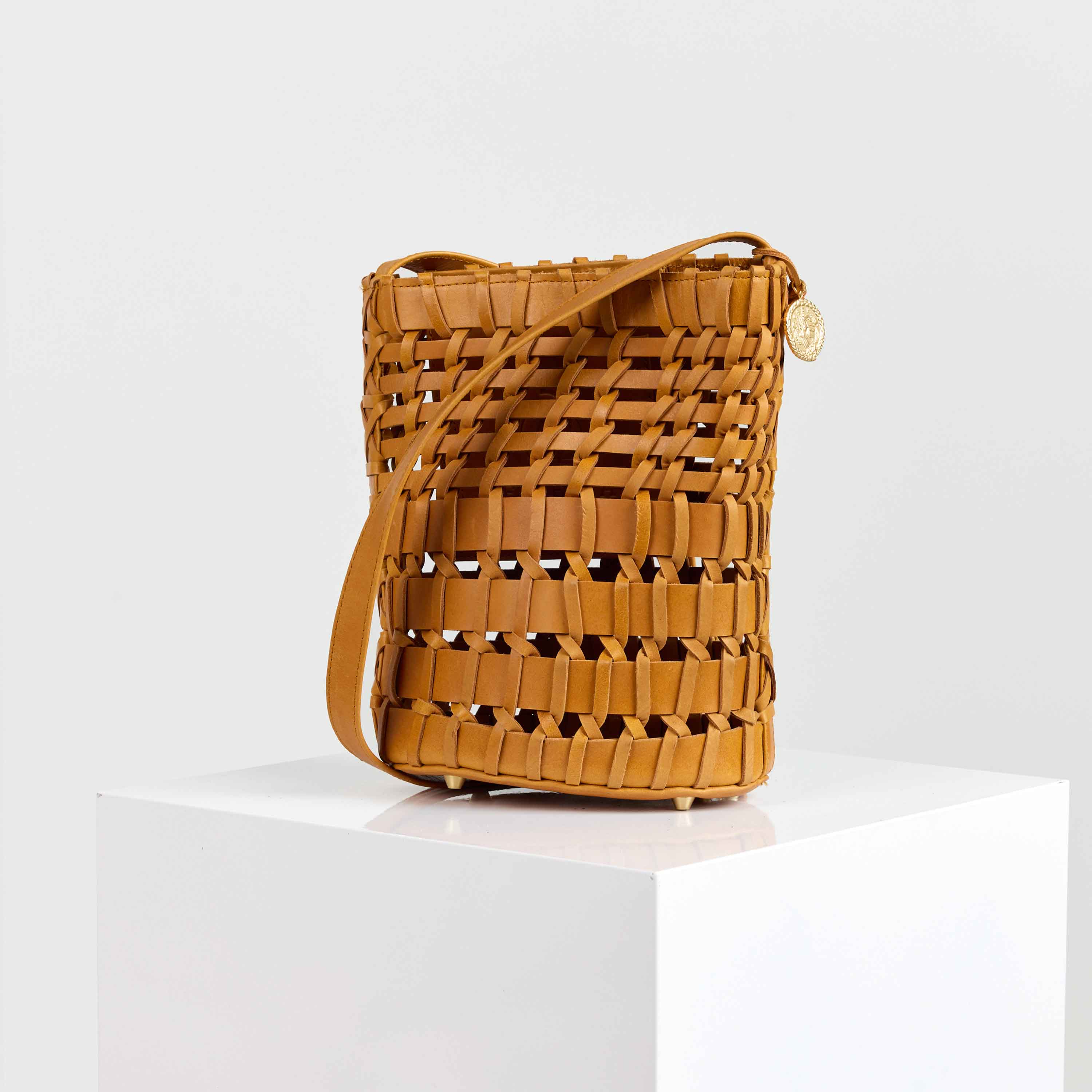 FREYA Matrix Bucket Bag, Caramel