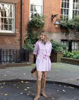 MASON'S DAUGHTER Anna Dress, Red and White Striped