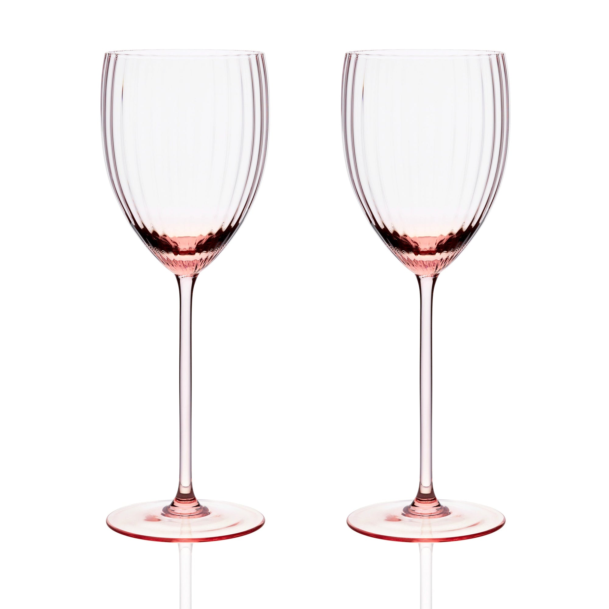 CASKATA Quinn White Wine Glasses, Amber Set of 2