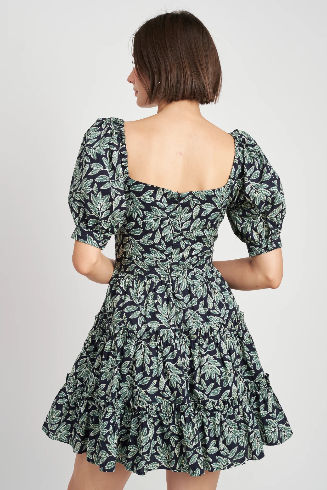 Arielle Mini Dress, Forest/Navy
