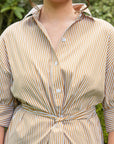 MASON'S DAUGHTER | Anna Dress, Burnt Orange Stripe