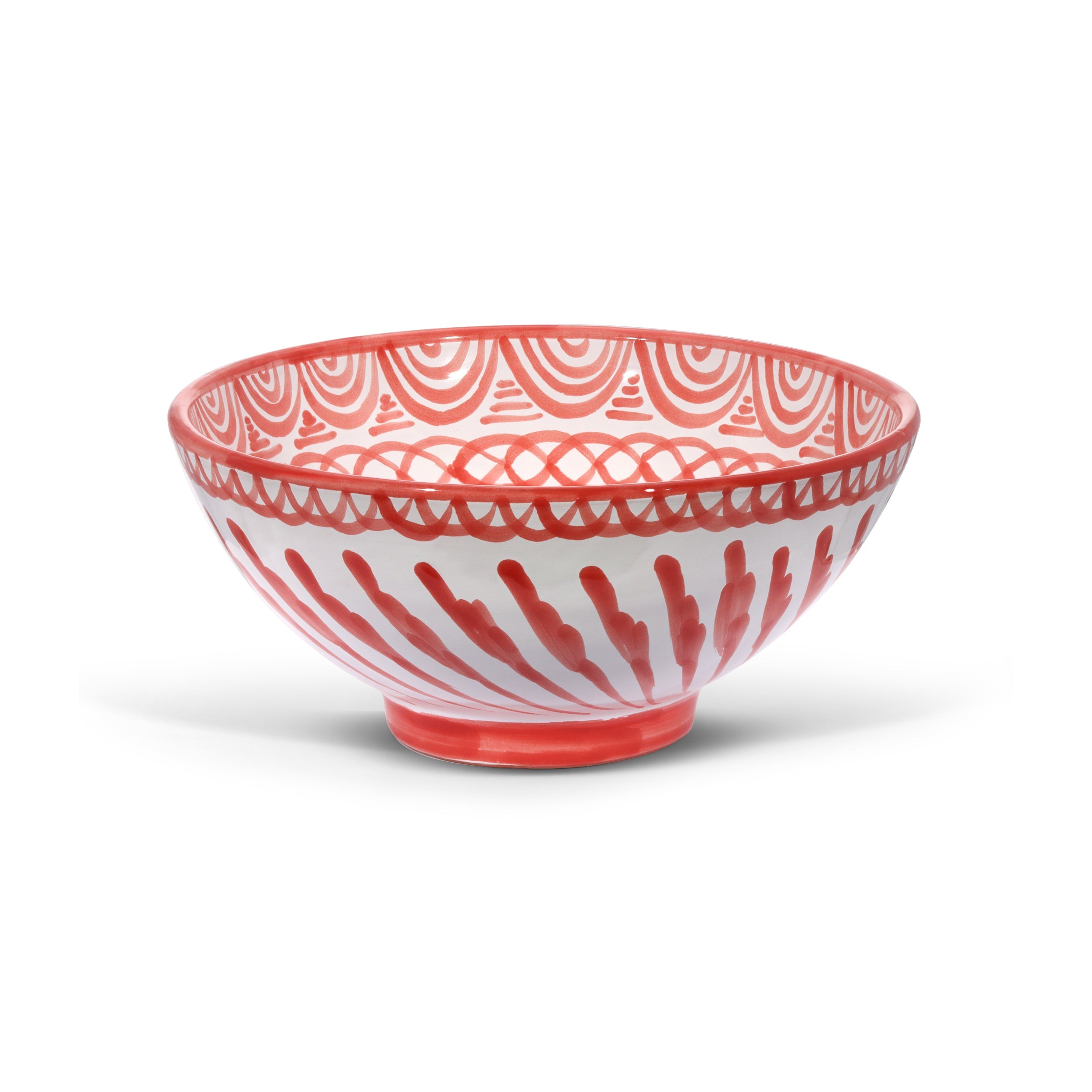 POMELO CASA Medium bowl with hand painted designs - Thumbnail 2