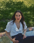 MASON'S DAUGHTER | Iris Top, White