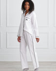 KIP Premium Cotton Pajama Set in Monochrome