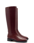 LARROUDÉ Anne Boot In Burgundy Leather