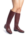 LARROUDÉ Anne Boot In Burgundy Leather