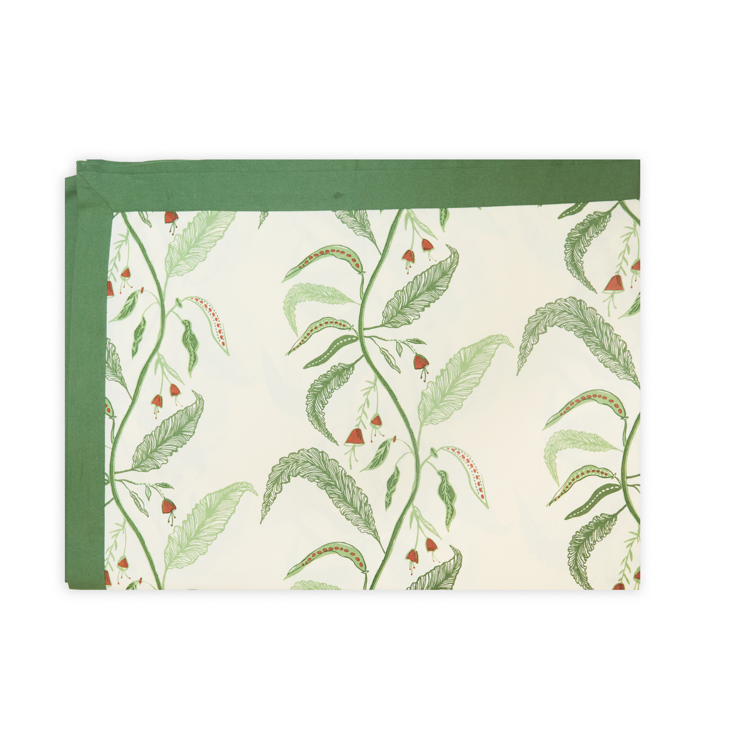 Tuileries Tablecloth Blockprinted Trim - Thumbnail 5