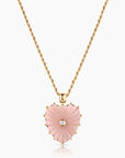 THATCH Malene Pink Opal Rope Necklace