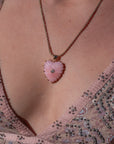 THATCH Malene Pink Opal Rope Necklace