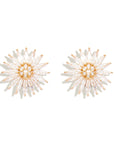 MIGNONNE GAVIGAN Crystal Madeline Stud Earrings Clear