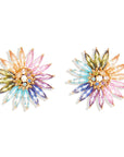 MIGNONNE GAVIGAN Crystal Madeline Stud Earrings Multi