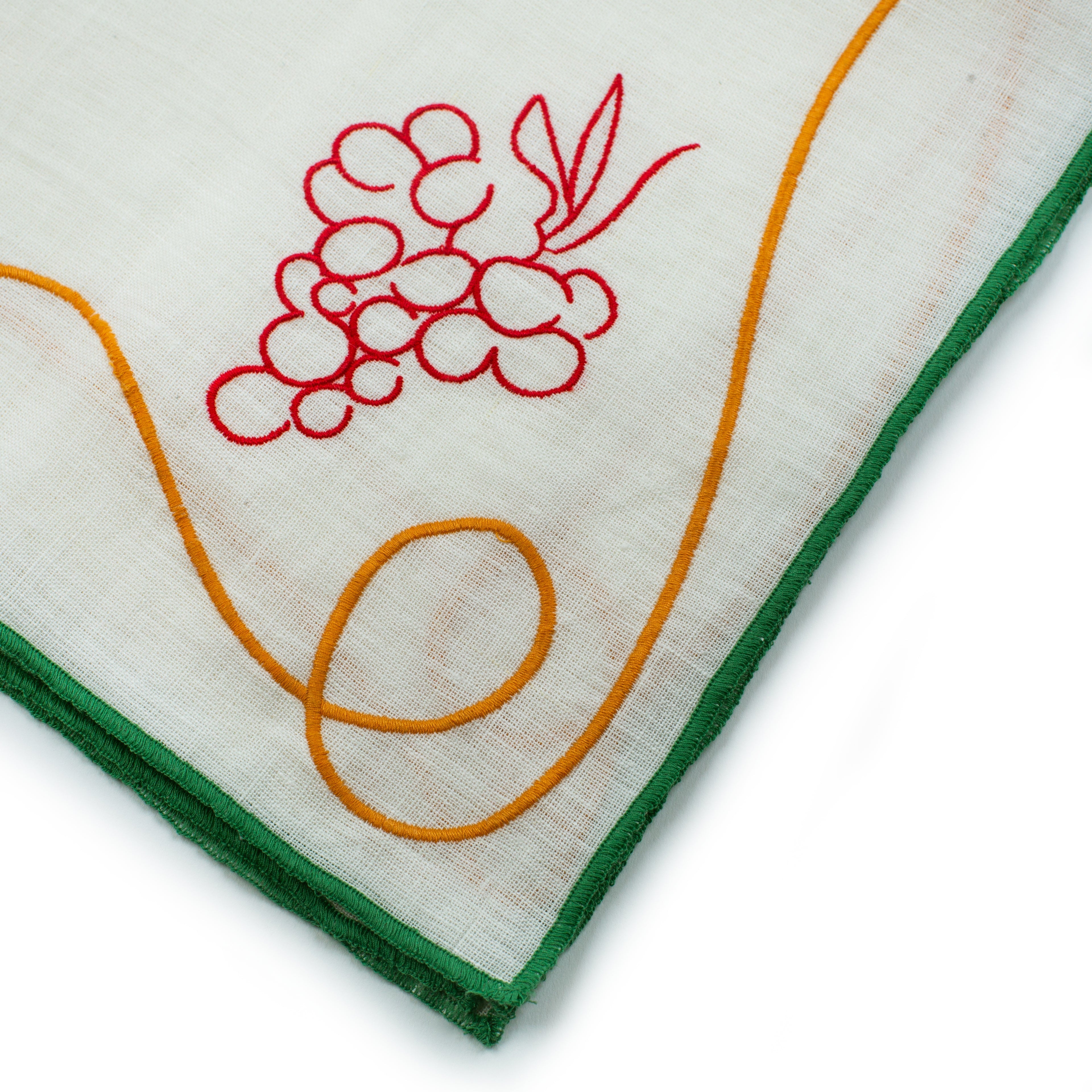 MISETTE Fête Embroidered Linen Napkins - Thumbnail 3