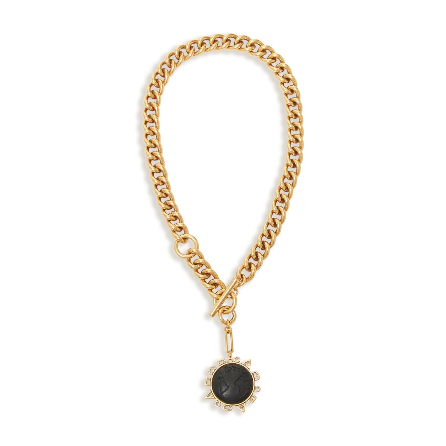 MIGNONNE GAVIGAN Odyssey Necklace Black Gold