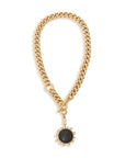 MIGNONNE GAVIGAN Odyssey Necklace Black Gold