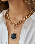 MIGNONNE GAVIGAN Odyssey Necklace Black Gold